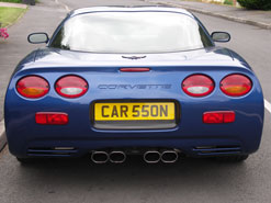 CAR 550N private reg plate