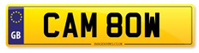 Personalised Number Plate CAM 80W