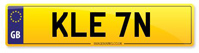 Personalised Number Plate KLE 7N