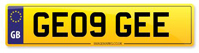 Number Plate GE09 GEE