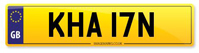 Personalised Number Plate KHA 17N