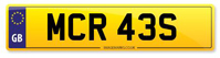 Number Plate MCR 43S