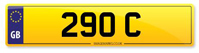 Personalised Number Plate 290 C