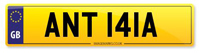Personalised Number Plates ANT 141A