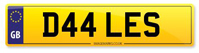 Personalised Number Plates D44 LES