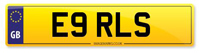Personalised Number Plate E9 RLS