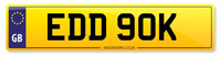 Personalised Number Plates EDD 90K