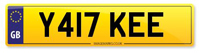 Personalised Number Plates Y417 KEE