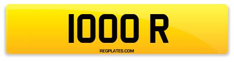 Registration 1000 R