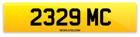 Registration 2329 MC