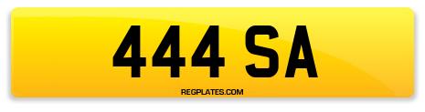 Registration 444 SA