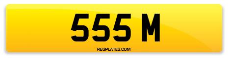 Registration 555 M