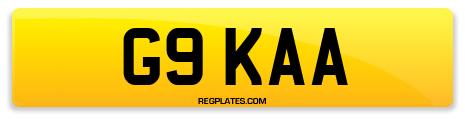 Registration G9 KAA