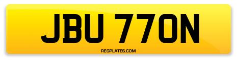 Registration JBU 770N