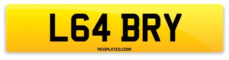 Registration L64 BRY
