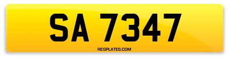 Registration SA 7347