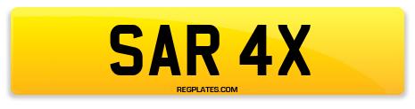 Registration SAR 4X