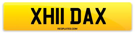 Registration XH11 DAX
