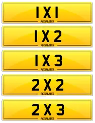 Dateless Number Plates