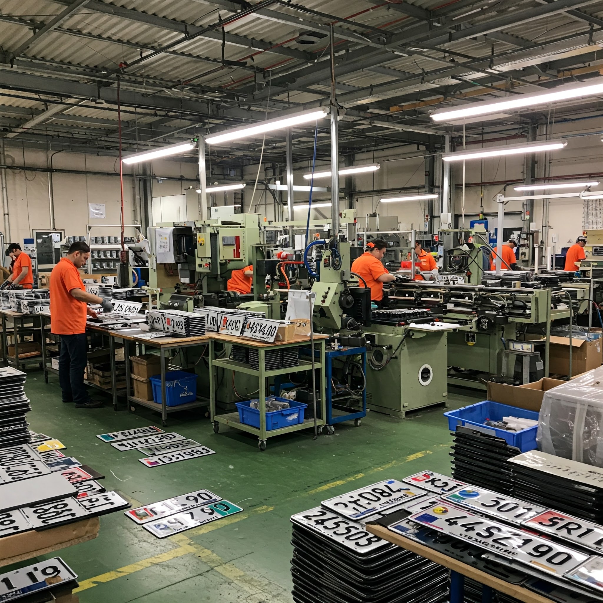 Number plate manufacturer