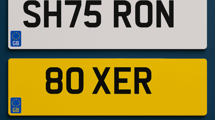 number plates trends in the UK in 2025