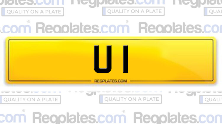 U 1 Historic Number Plate