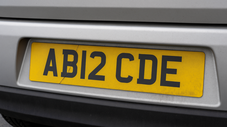number plates for mot