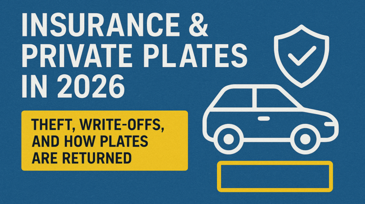 personalised number plate insurance