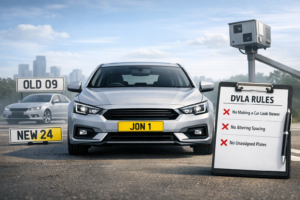 dvla number plate rules