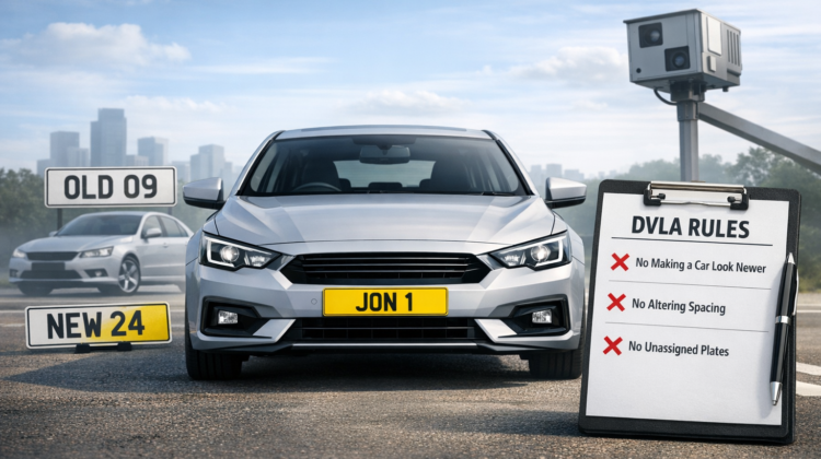 dvla number plate rules