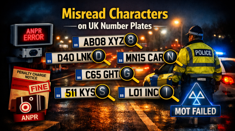 misread number plate