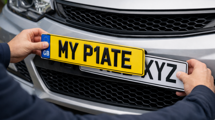 remove number plate before sale