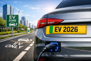 green ev number plates