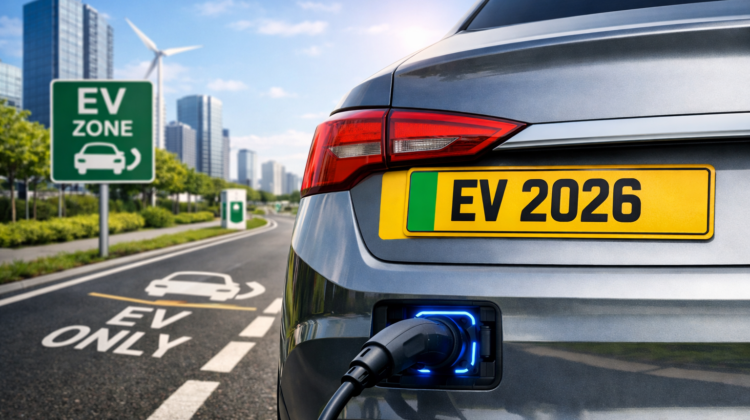 green ev number plates