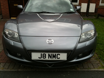 Cherished Number Plate J8 NMC