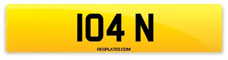104 N