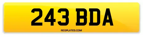 243 BDA