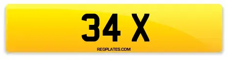 34 X