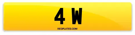 4 W