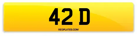 42 D