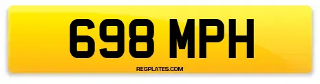 698 MPH