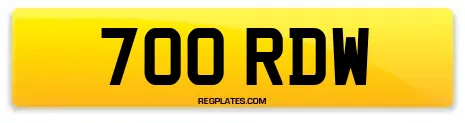 700 RDW