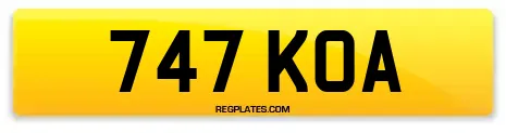 747 KOA