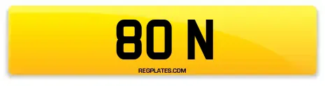 80 N