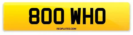 800 WHO