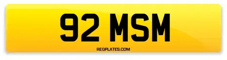 92 MSM