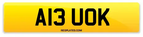 A13 UOK