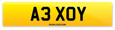 A3 XOY