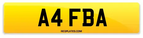 A4 FBA