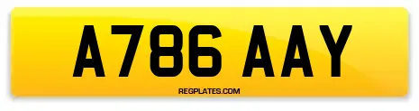 A786 AAY